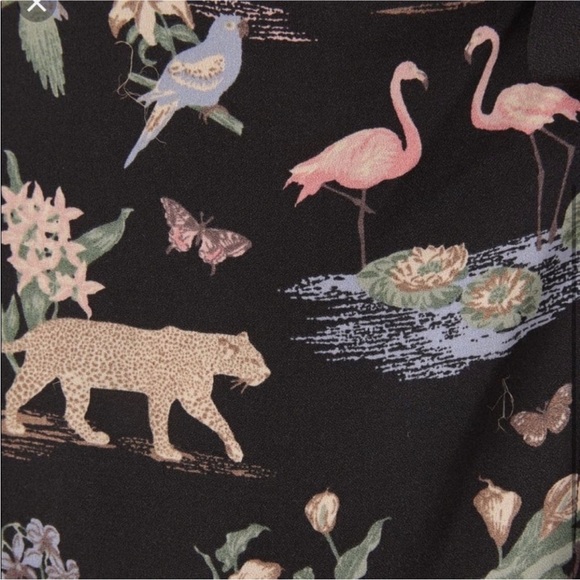 Reformation Clare Pants Safari Print size 2 - Picture 3 of 11